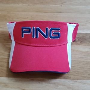 Ping Red Golf Visor